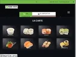 Sites similar to pokebowlsushi.fr