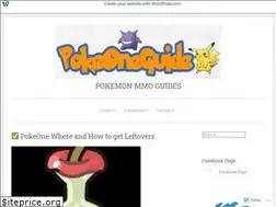 Sites similar to pokeoneguide.wordpress.com