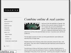 Sites similar to pokertek.com
