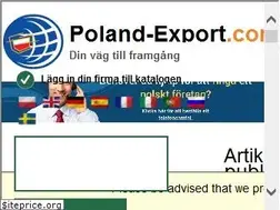 Sites similar to poland-export.se