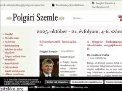 Sites similar to polgariszemle.hu