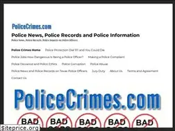 Sites similar to policecrime.com