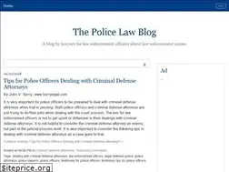 Sites similar to policelawblog.com