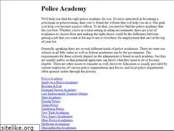 Sites similar to policeofficeracademy.net
