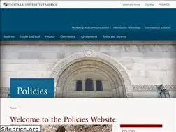 Sites similar to policies.cua.edu