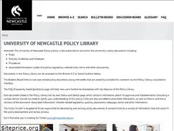 Sites similar to policies.newcastle.edu.au