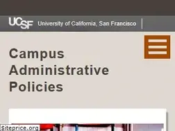 Sites similar to policies.ucsf.edu
