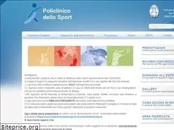 Sites similar to policlinicodellosport.it