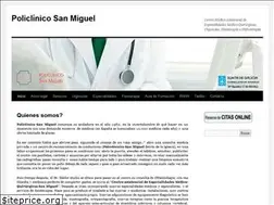 Sites similar to policlinicosanmiguel.com