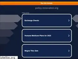 Sites similar to policy-innovation.org