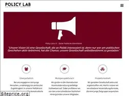 Sites similar to policylab.de