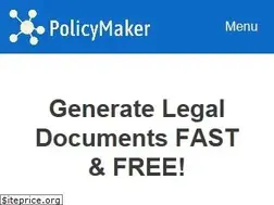 Sites similar to policymaker.io