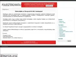 Sites similar to poliesztergyanta.hu