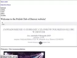 Sites similar to polishclubofdenver.com