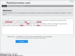 Sites similar to polishcorrector.com