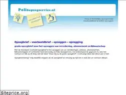 Sites similar to polisopzegservice.nl