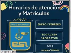 Sites similar to politecnicosanluis.cl