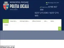 Sites similar to politialocalafocsani.ro