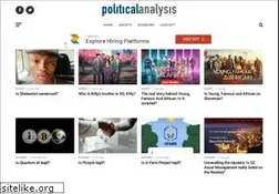 Sites similar to politicalanalysis.co.za
