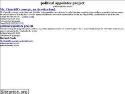 Sites similar to politicalappointeeproject.org