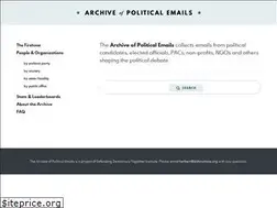 Sites similar to politicalemails.org