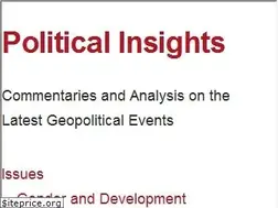 Sites similar to politicalinsights.org