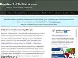 Sites similar to politicalscience.hawaii.edu