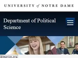 Sites similar to politicalscience.nd.edu