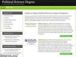Sites similar to politicalsciencedegree.com