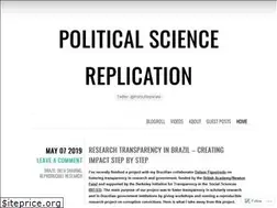 Sites similar to politicalsciencereplication.wordpress.com