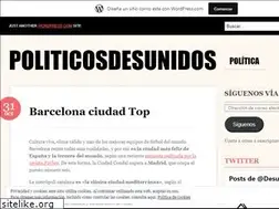 Sites similar to politicosdesunidos.wordpress.com