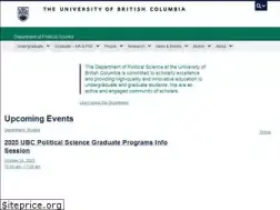 Sites similar to politics.ubc.ca
