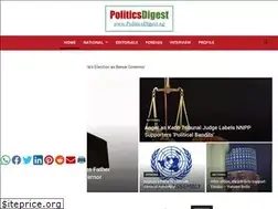 Sites similar to politicsdigest.ng