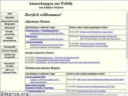 Sites similar to politik.striewe-online.de