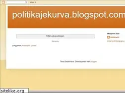 Sites similar to politikajekurva.blogspot.com