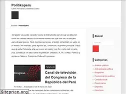 Sites similar to politikaperu.org