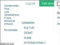 Sites similar to politikken.dk