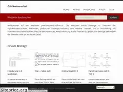 Sites similar to politikwissenschaften.ch