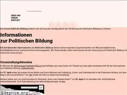 Sites similar to politischebildung.com