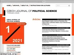 Sites similar to politologickycasopis.cz