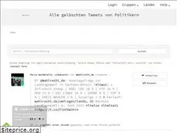 Sites similar to politwoops.de