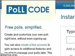 Sites similar to pollcode.com