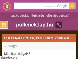 Sites similar to pollenek.lap.hu