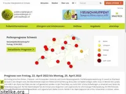 Sites similar to pollenundallergie.ch
