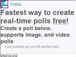 Sites similar to polltab.com