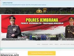 Sites similar to polresjembrana.com