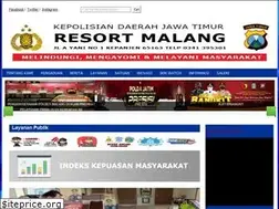 Sites similar to polresmalang.net