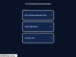 Sites similar to poltronafraumiami.net