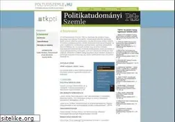 Sites similar to poltudszemle.hu
