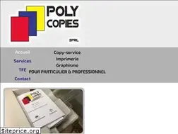 Sites similar to poly-copies.be